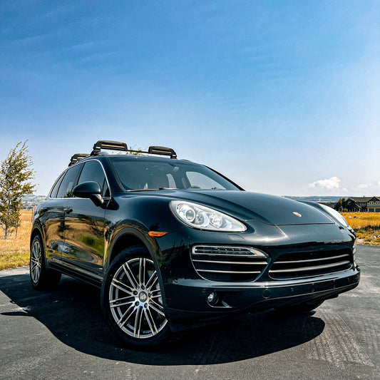 VIP exterior car detailing with foam bath and tire shine in Park City, Utah.