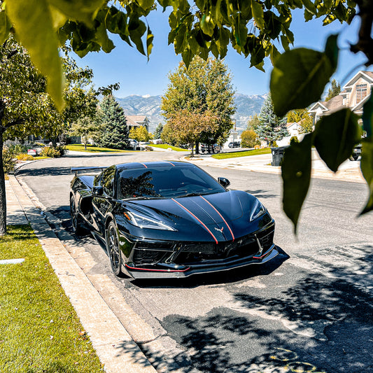 exterior wash and wax car detailing by SparkClean in Park City.