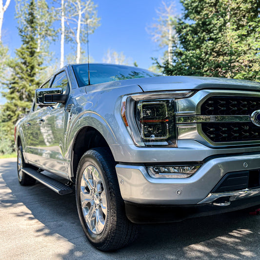 Exterior wash and wax car detailing with foam bath and tire shine by SparkClean in Park City.